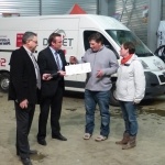 Remise du billet pour la Finlande