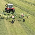 KRONE - SWADRO 800 - Double toupie à andain central